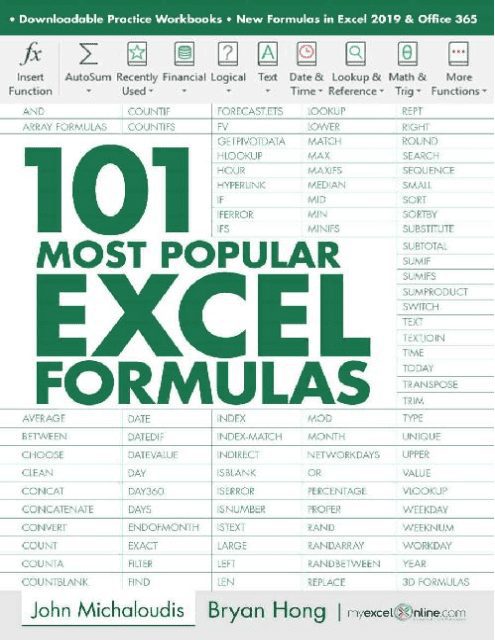 Rich Results on Google's SERP when searching for '101 Most Popular Excel Formulas.'