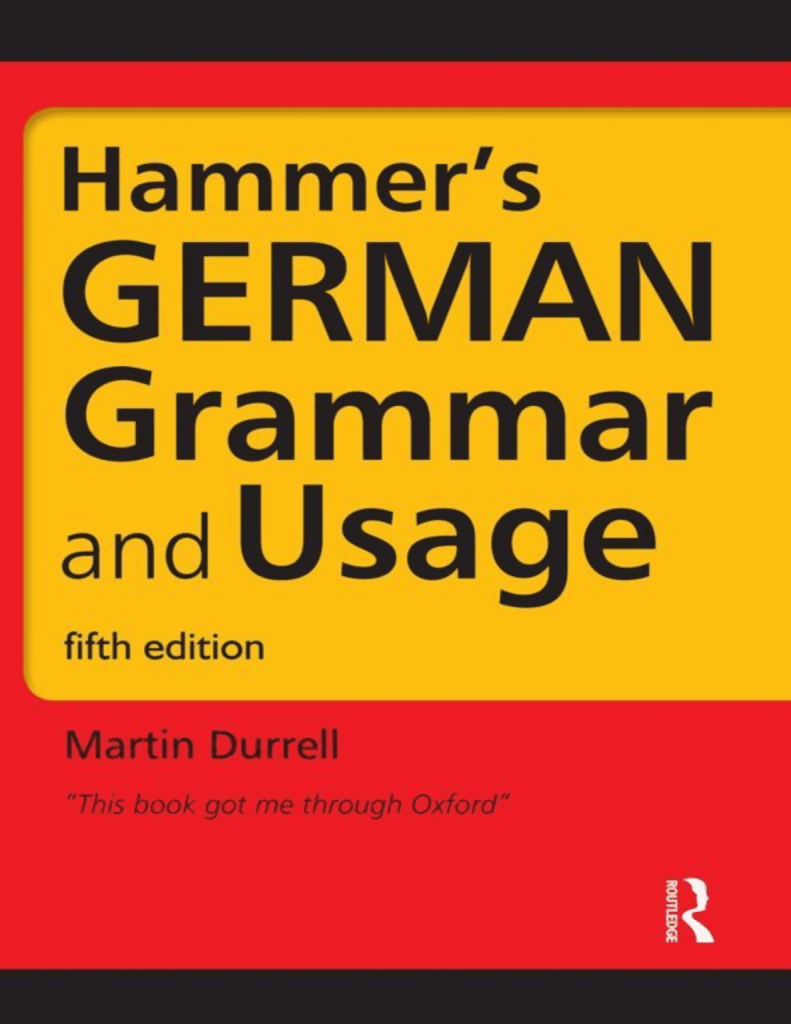 Rich Results on Google's SERP when searching for 'Hammer’s German Grammar And Usage Book.'