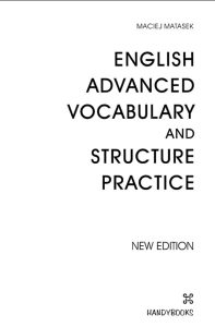 Rich Results on Google's SERP when searching for 'New Edition of English Advanced Vocabulary and Structure Practice.'