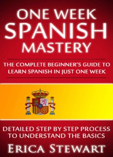 Rich Results on Google's SERP when searching for '.One Week Spanish Mastery: The Complete Beginner's Guide to Learning Spanish in just 1 Week!'