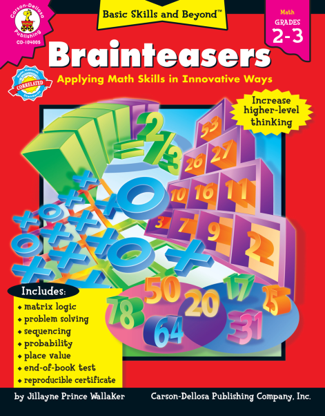 Brainteasers, Grades 2 - 3 (Carson-Dellosa Publ...