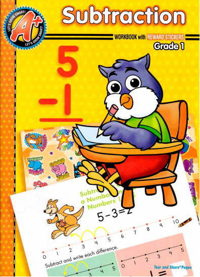 Subtraction Workbook Grade 1