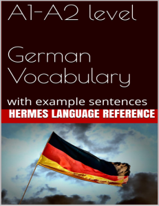 A1_A2 level - German Vocabulary with example sentences ...