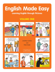 English Made Easy Volume One Learning English Through Pictures