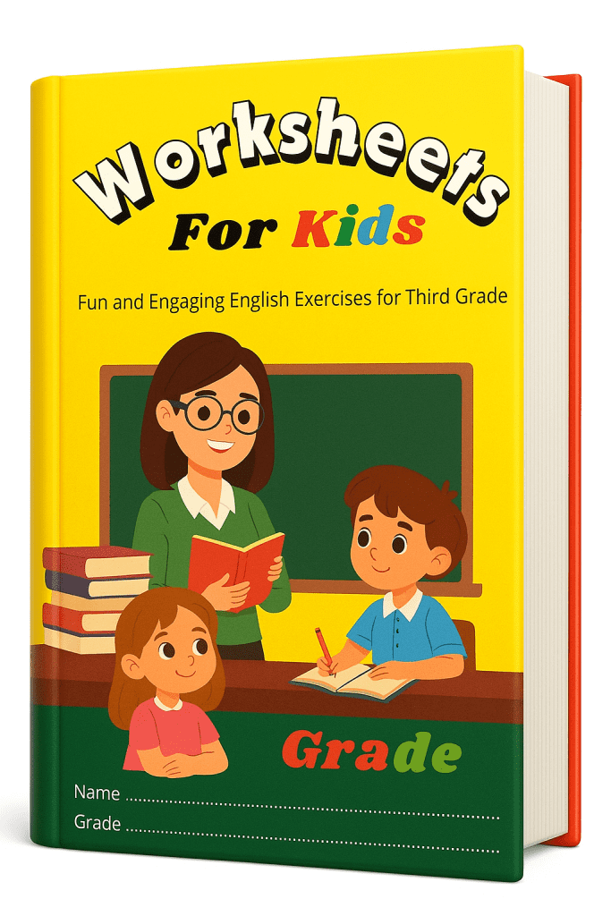 Worksheets for kids English Exercises for Third Grade 3