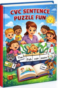 CVC Sentence Puzzle Fun